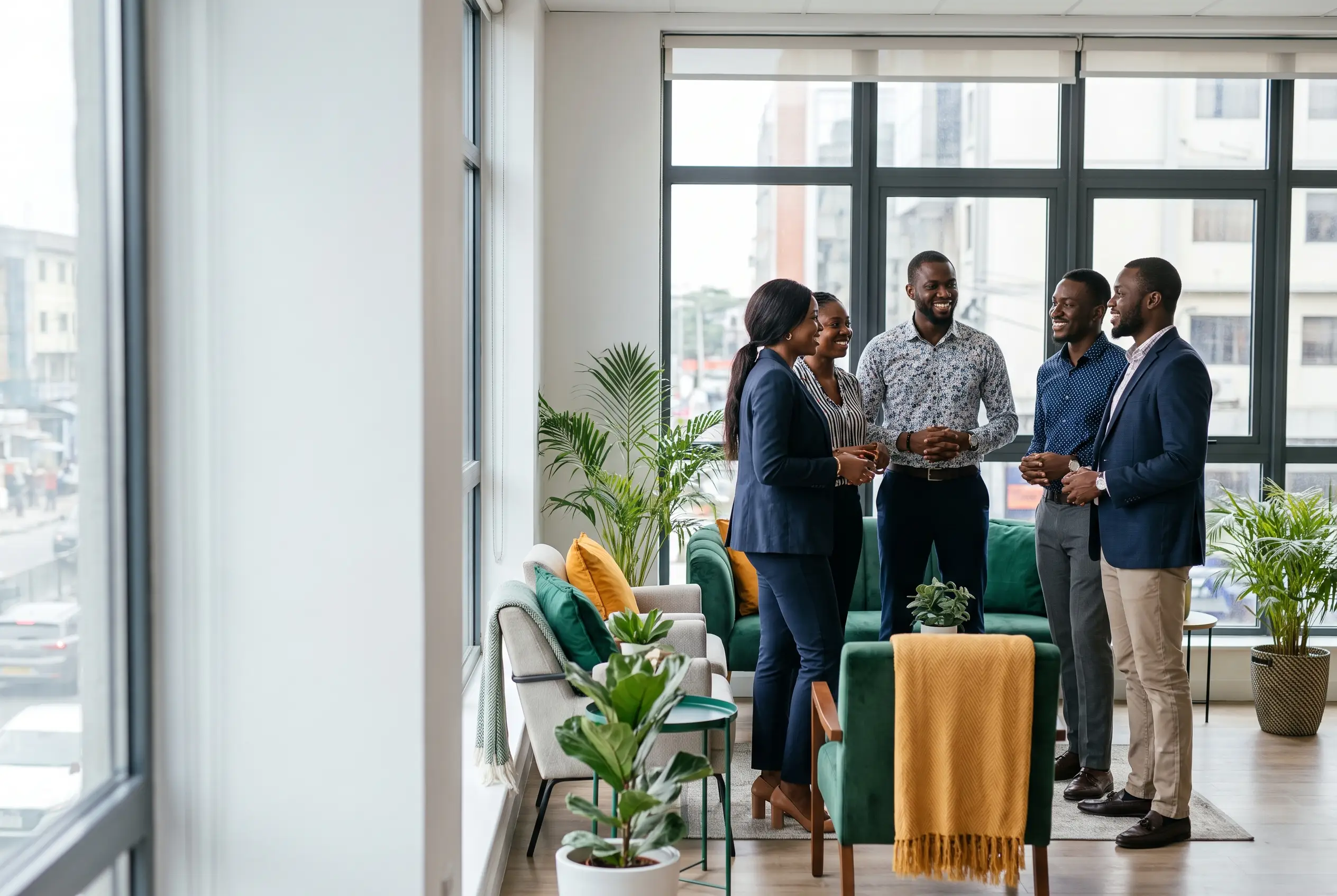 A Nigerian business team covered by Liberty Life